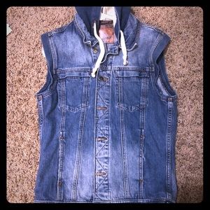 Zara blue zip up jacket